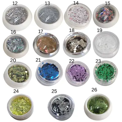 Glitter Luxo G Variados Und Tipo:10