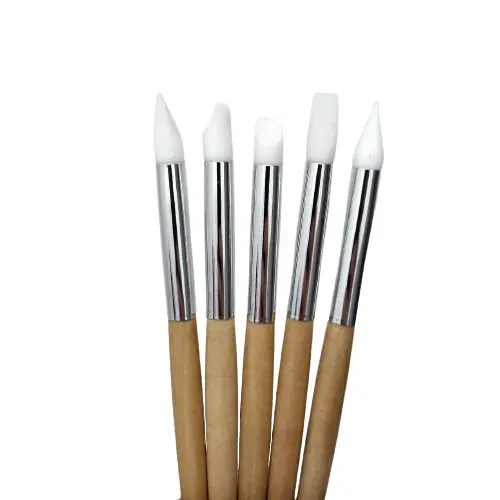 Pincel Silicone Madeira