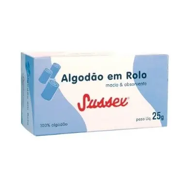 Algodão Em Rolo 25g