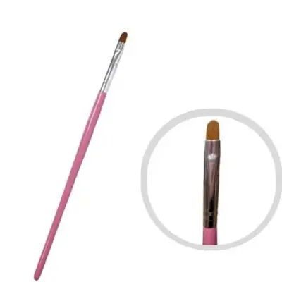 Pincel para Gel Simples Rosa