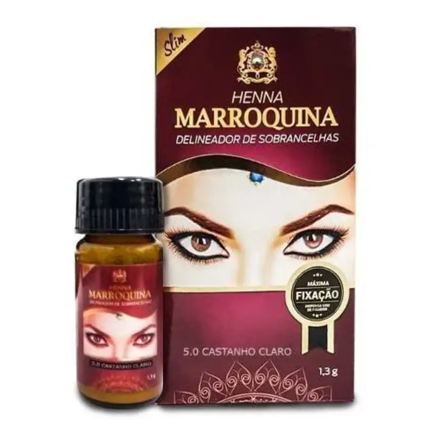 HENNA MARROQUINA PO 1,3G 5.0 CASTANHO CLARO -3746