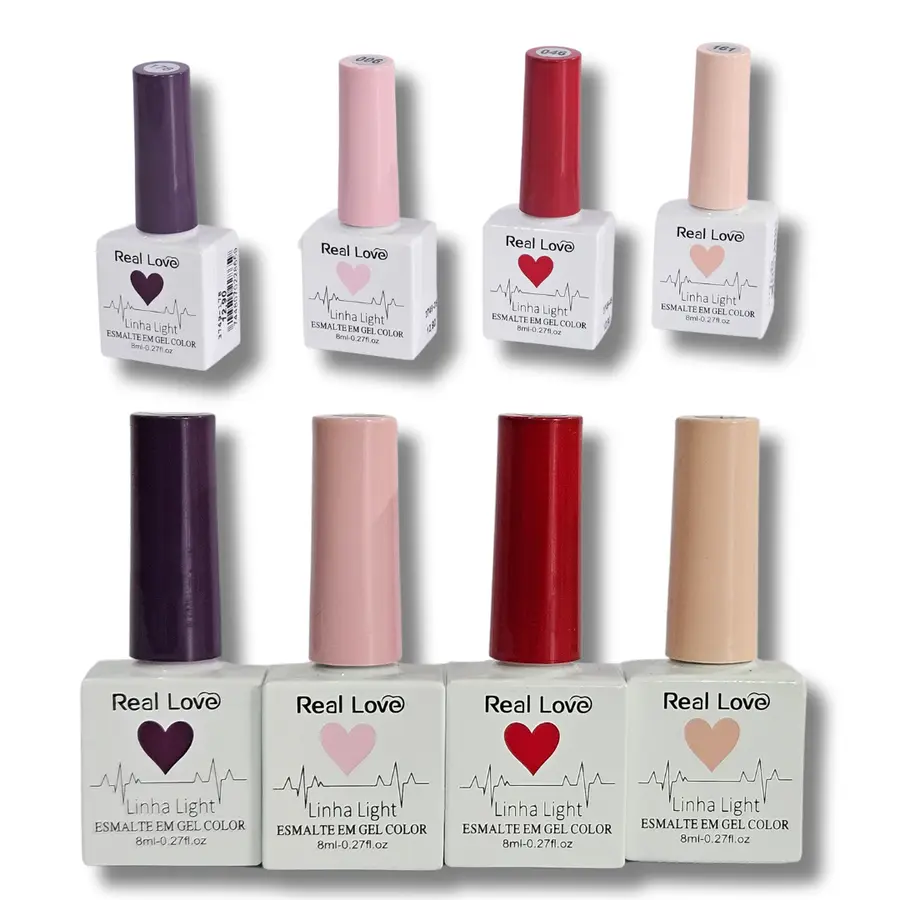 Esmalte Em Gel CORAÇÃO REAL LOVE