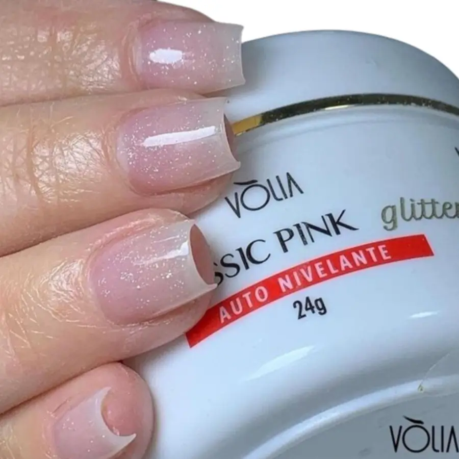 Gel Classic Glitter pink VOLIA 24g