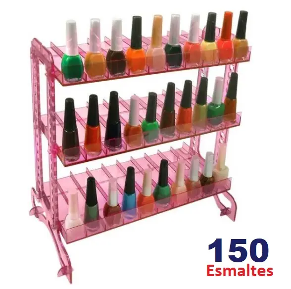 Display Expositor Esmalte Rosa Grande