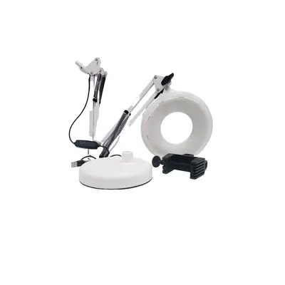 Luminária Ring Light 16cm com Lupa