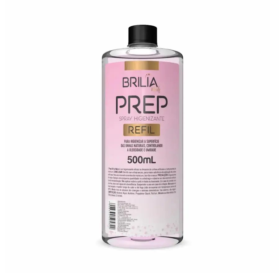 Prep Sweet Cotton Rosa Refil BRILIA NAILS 500ml
