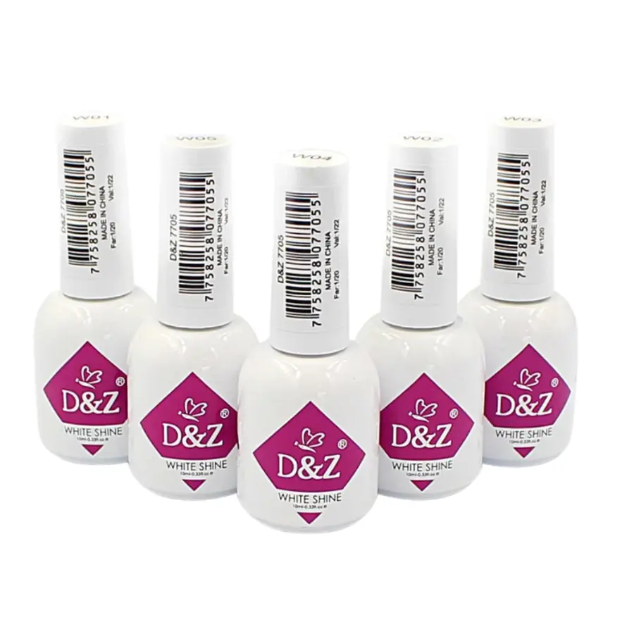 Esmalte Gel White Shine D&Z 10ml