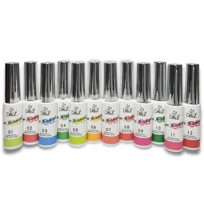 Esmalte Gel Liner Florescente D&Z 10ml