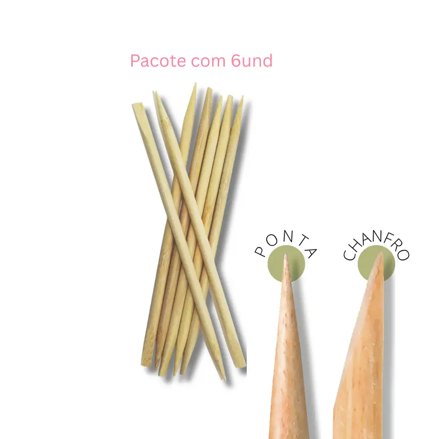 Palito Bambu Chanfrado 50 und PLIN