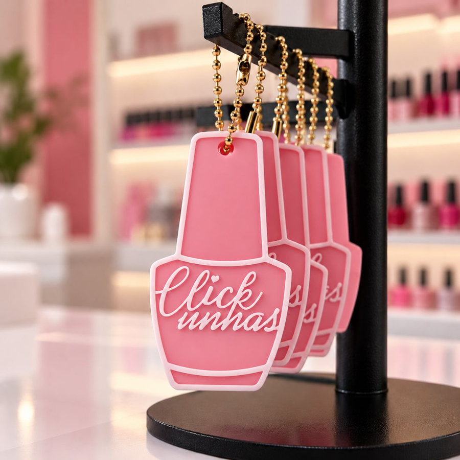 Abridor De Latas Chaveiro Protetor De Unhas