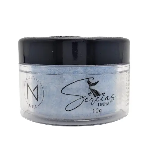 Pó Acrílico Sereia Aquamarine 10g Majestic Nails