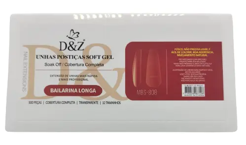 Unha Postiça Soft Gel D&Z