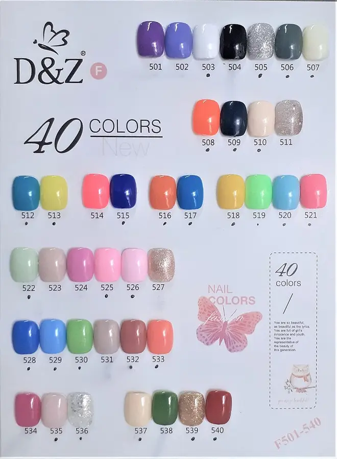 Esmalte Gel D&Z Coleção E/F 7,5ml tipo:F07