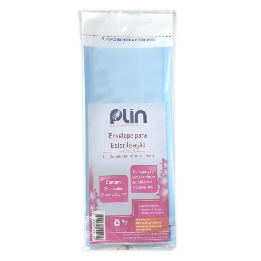 Envelope Auto selantes PLIN 90x230mm 12und