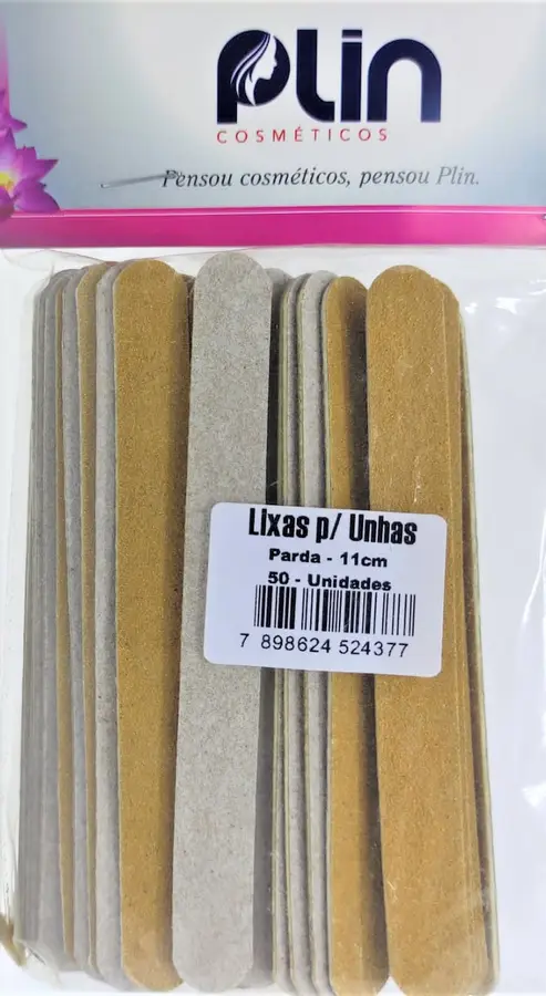 Lixa de Unha Parda 11CM C/ 50 UND PLIN