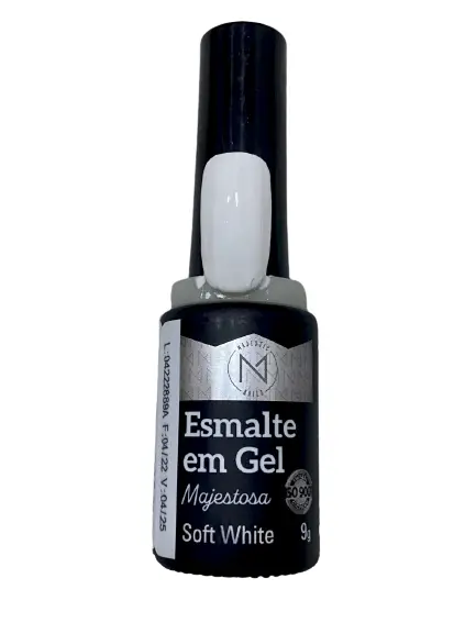 Esmalte em Gel Majestosa Soft White 9g