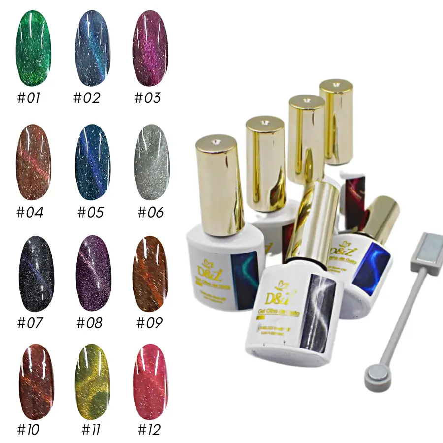 Esmalte em Gel D&Z Olho de Gato 10ml