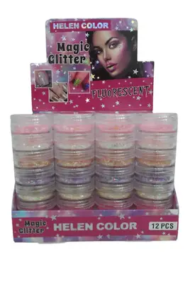 Torre Glitter Fluorescente