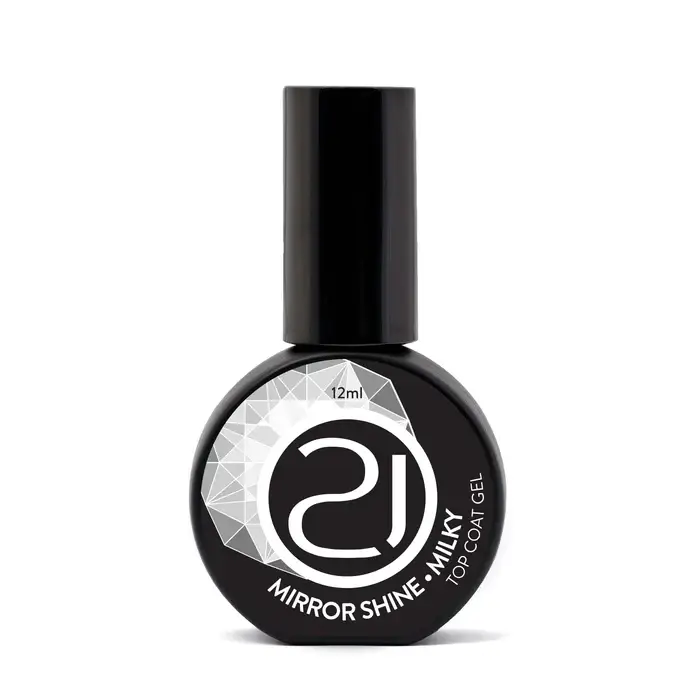 Top Coat Mirror Shine Milky 12ml NAILS 21