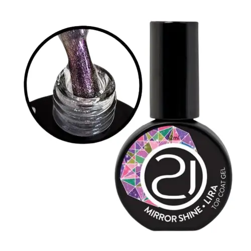 Top Coat Mirror Shine Lira 12ml NAILS 21