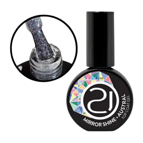 Top Coat Mirror Shine Austral 12ml NAILS 21
