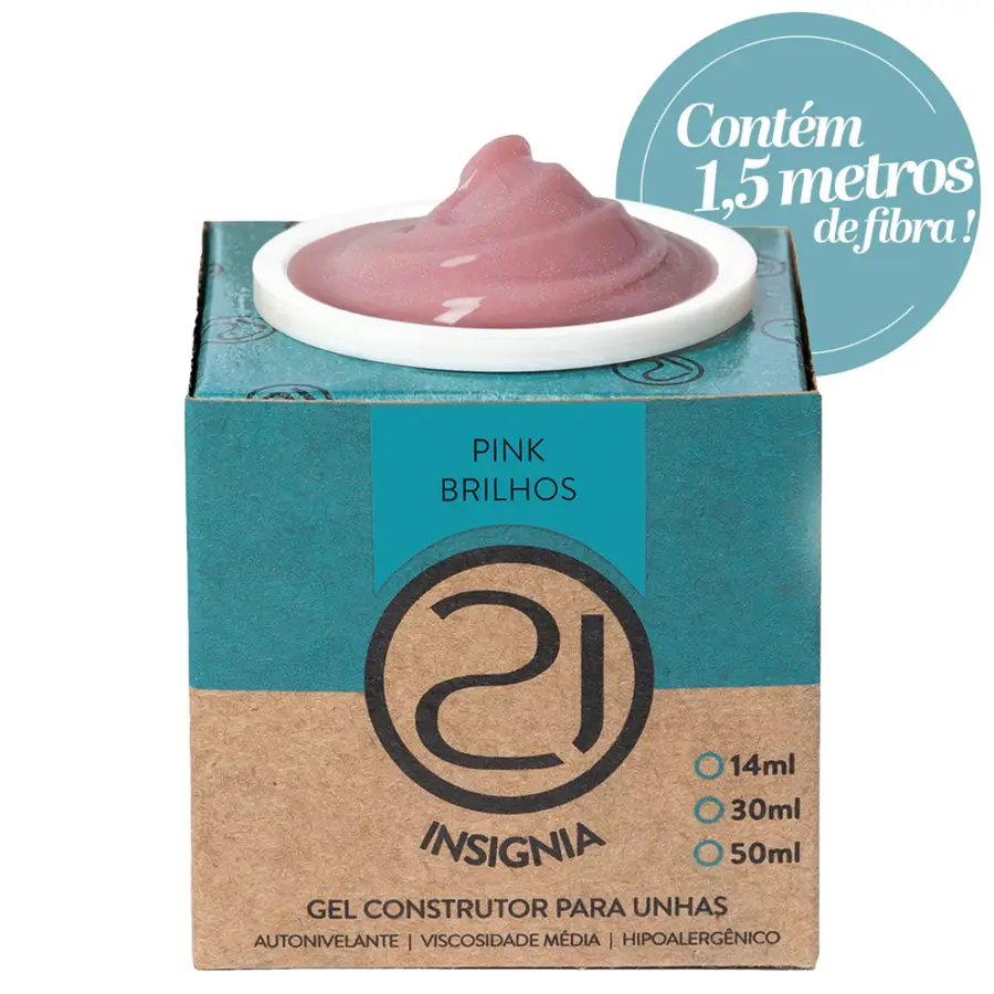 Gel Ecoline Insignia Pink Brilho 34g NAILS 21