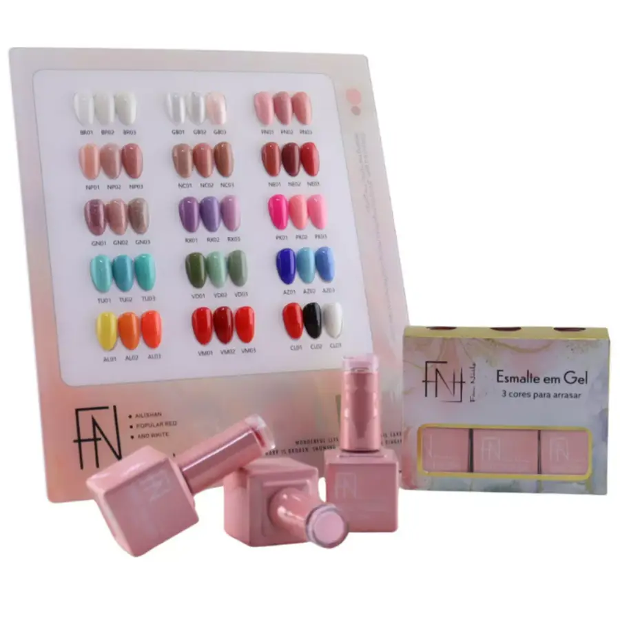 Esmalte em Gel Coleções Fan Nails 15ml
