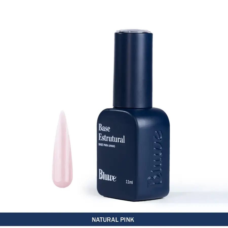 Bluwe Capa Base Estrutural Natural Pink 11ml