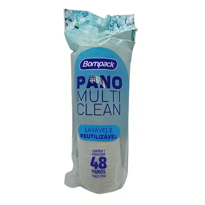 Toalha descartável MULTI CLEAN BOMPACK 48und