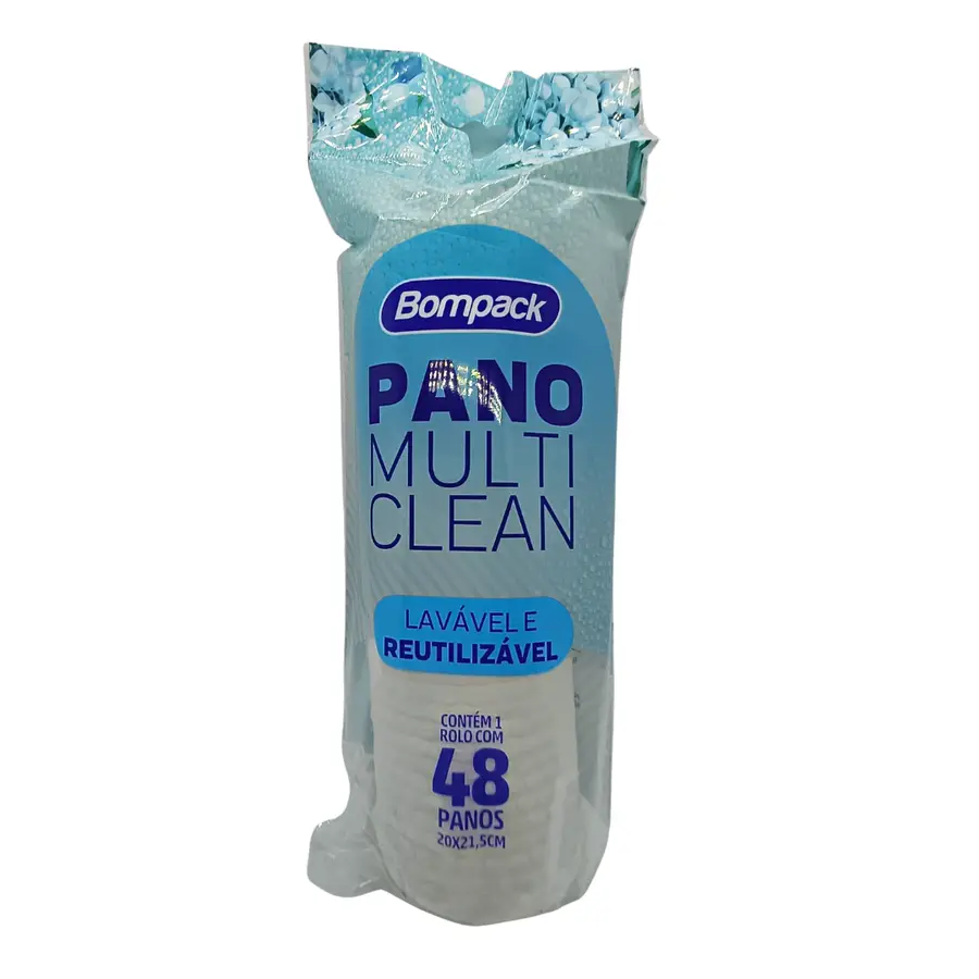 Toalha descartável MULTI CLEAN BOMPACK 48und