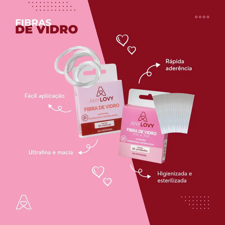 Fibra de Vidro ANYLOVY Fio a Fio 50 UN