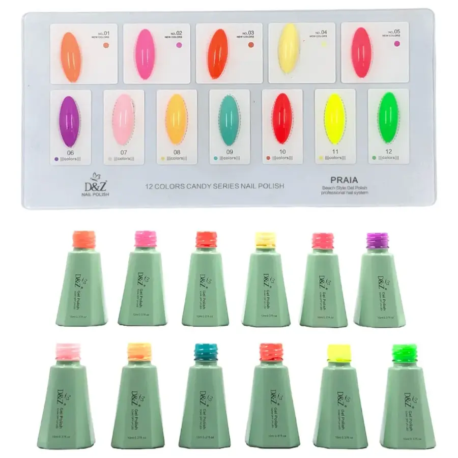 Esmalte Gel Col. Praia D&Z 10ml