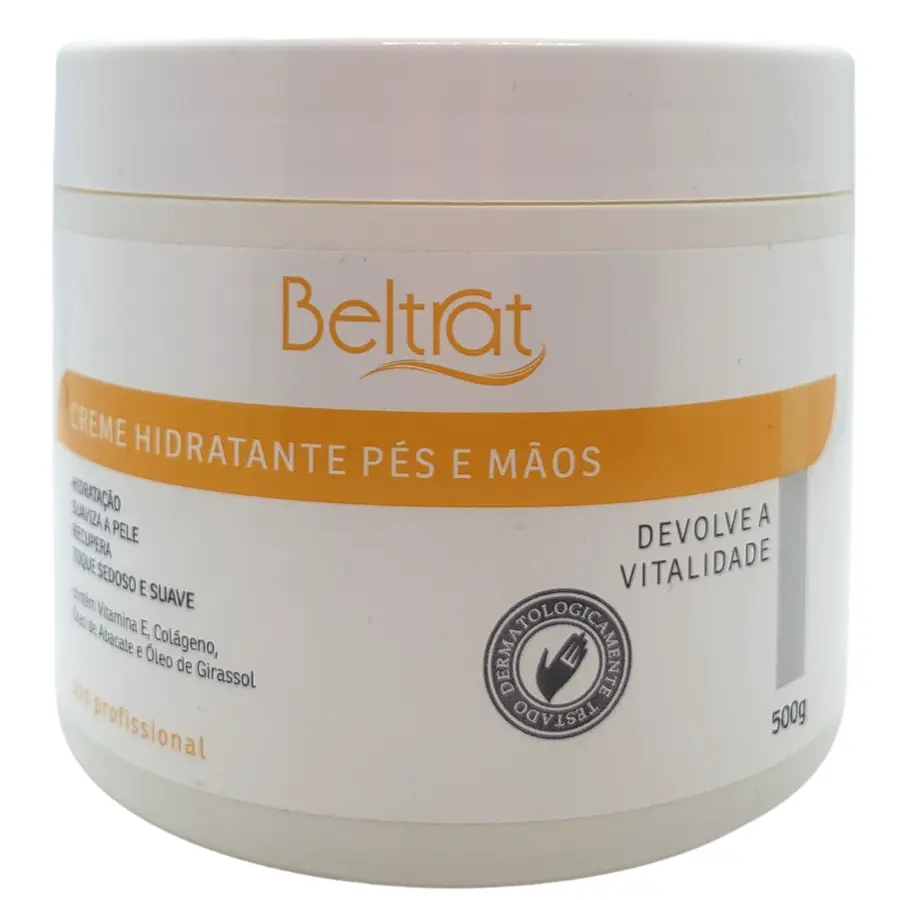 Creme Hidratante Pés e Mãos BELTRAT 500g