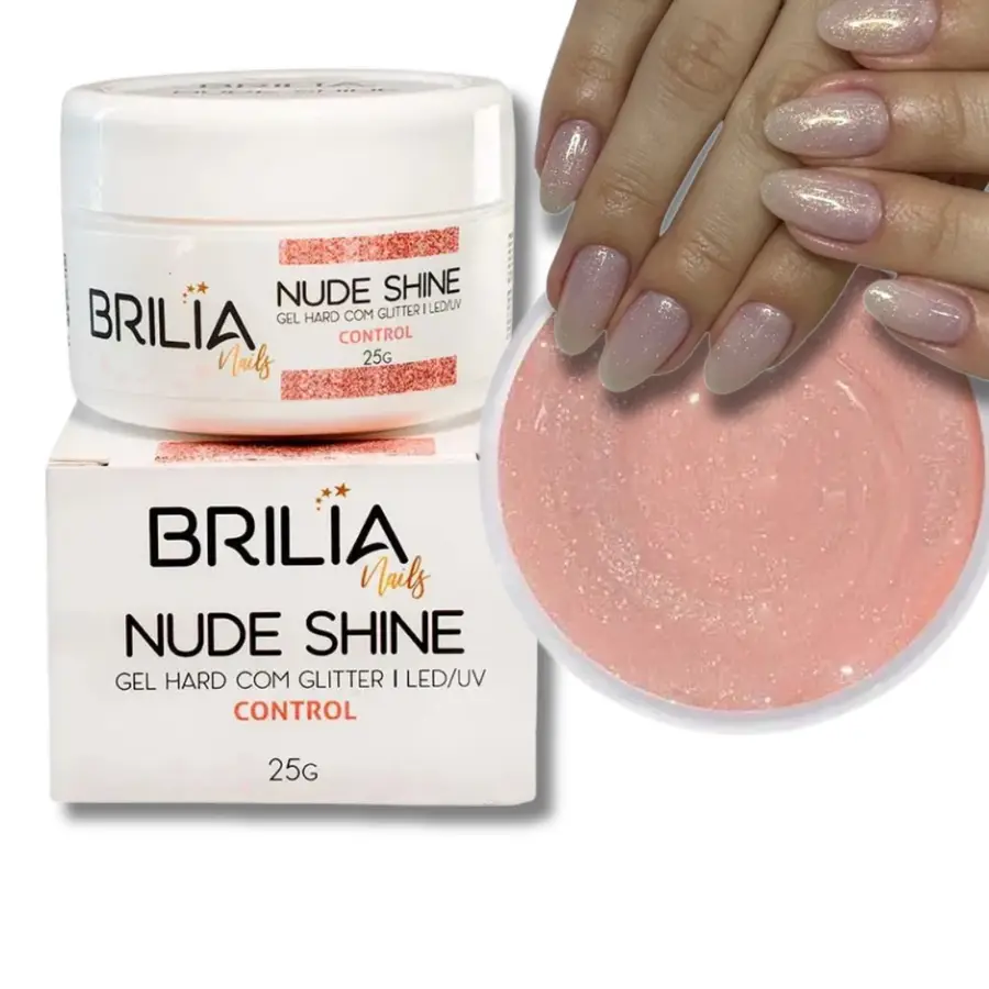 Gel Control NUDE SHINE 25g BRILIA NAILS