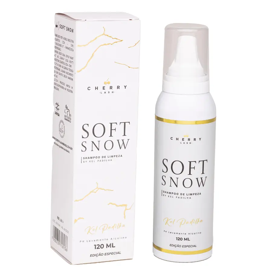 Espuma de Limpeza SOFT SNOW CHERRY LASH 120ml