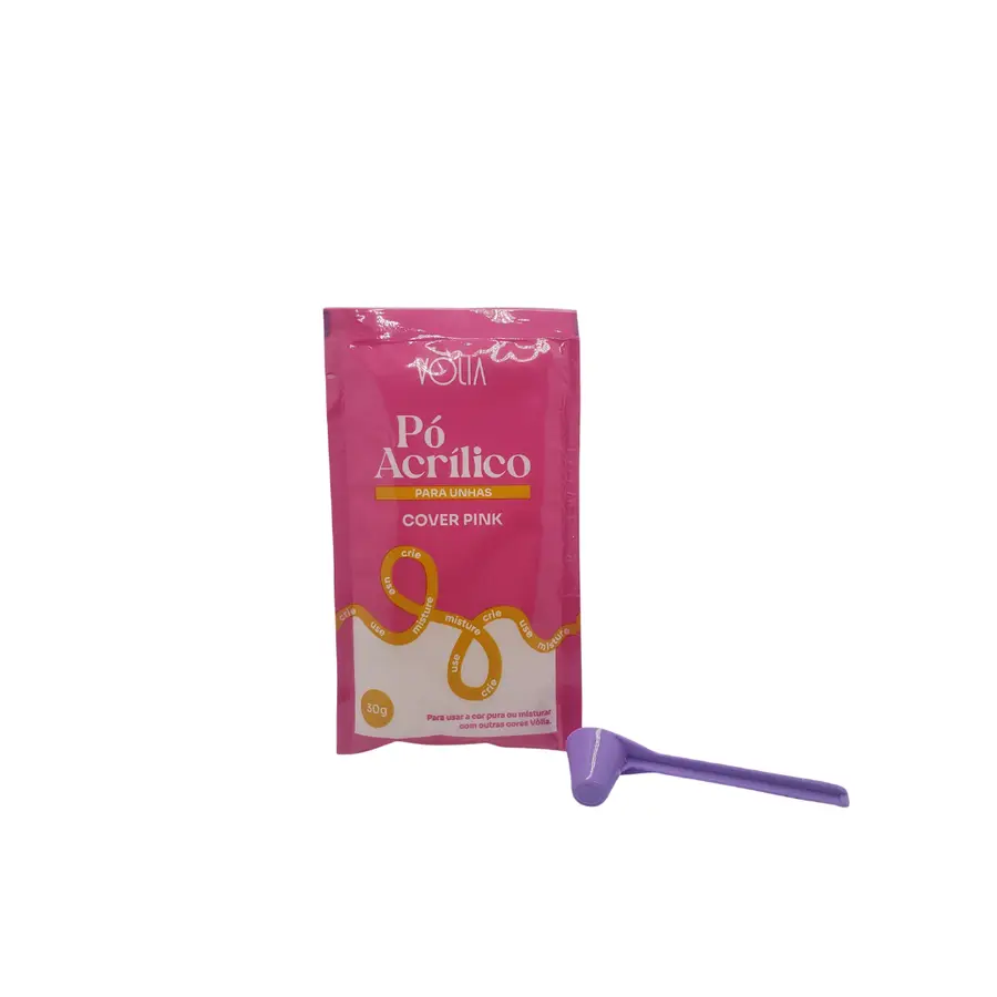 Pó Acrílico COVER PINK Sachê 30g VOLIA