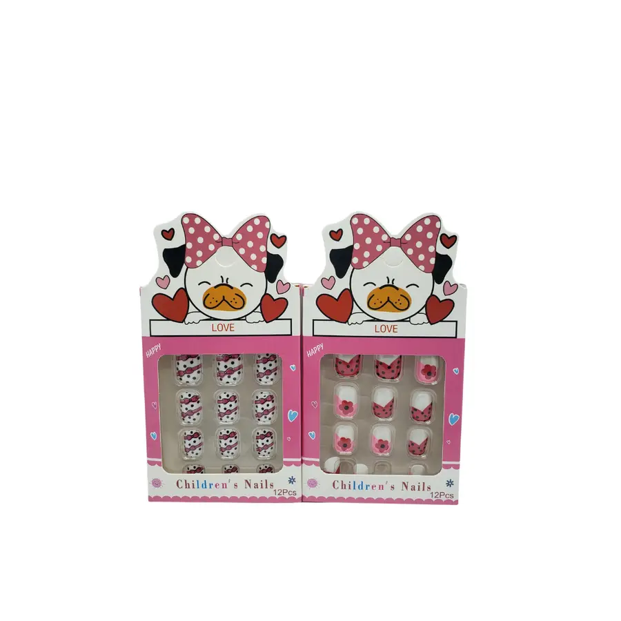Unha Postiça Infantil 12pcs