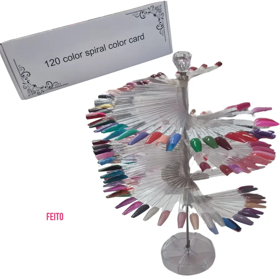 Mostruário de Esmaltes Pedestal 120 unhas