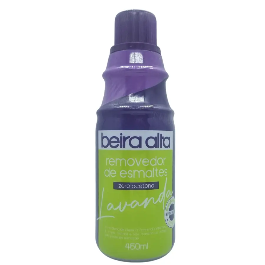 Removedor Sem Acetona LAVANDA 450ml BEIRA ALTA
