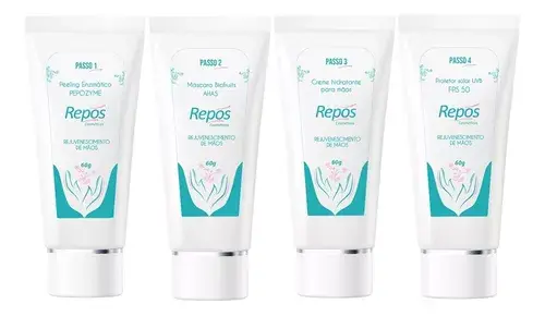 Kit Peeling Enzimático REPOS 4 PASSOS
