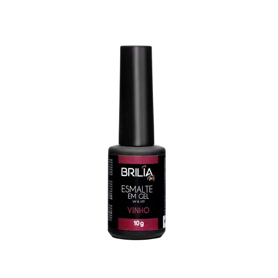Esmalte Gel VINHO BRILIA NAILS 10g