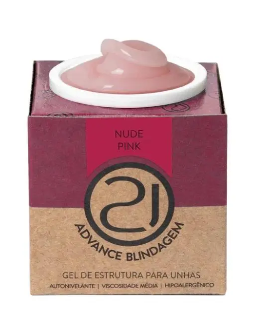 Gel Ecoline Advance Blindagem Nude Pink 32g NAILS 21