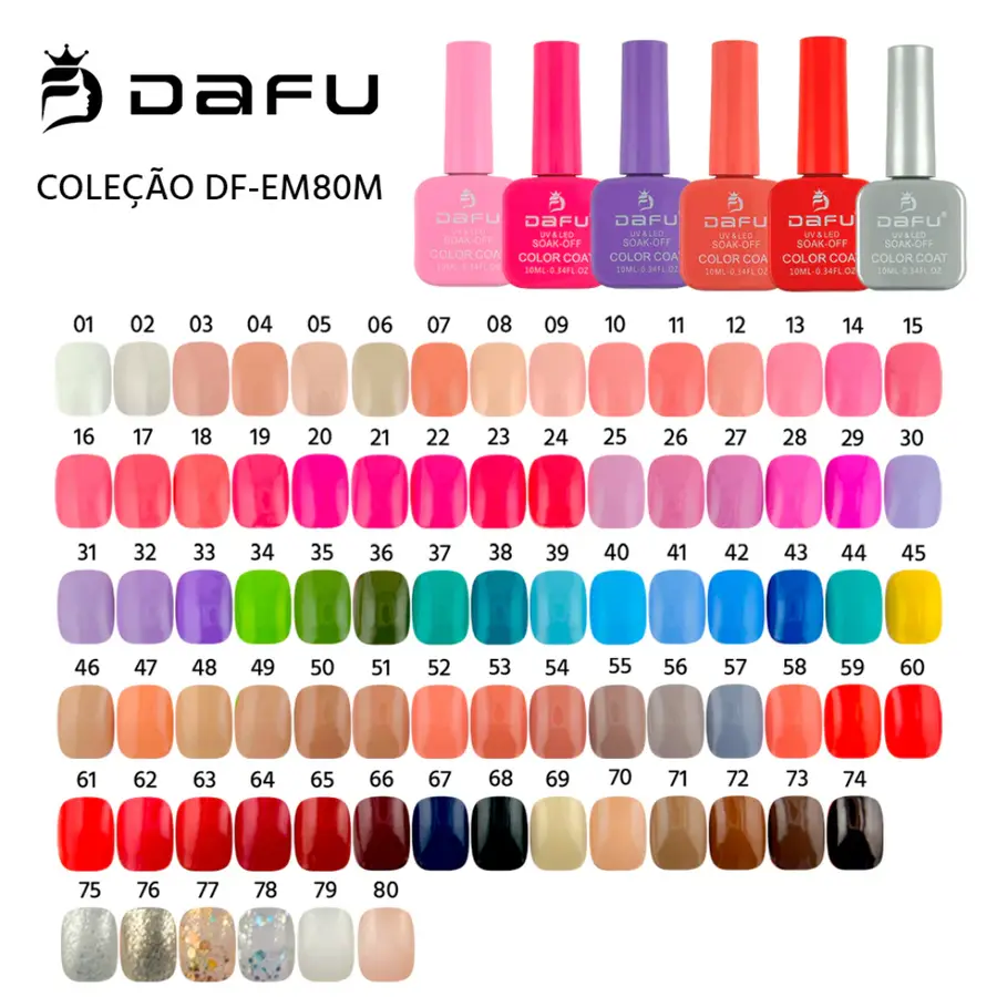 Esmalte Gel NEW DAFU 10ml -EM80M