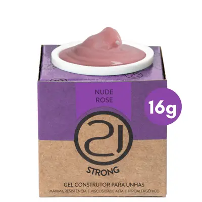 Gel Ecoline STRONG Nude Rose 16g NAILS 21