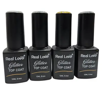 Top Coat GLITTER REAL LOVE 12ml