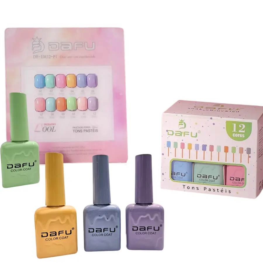 Esmalte em Gel DAFU 10ML CANDY COLOR COAT