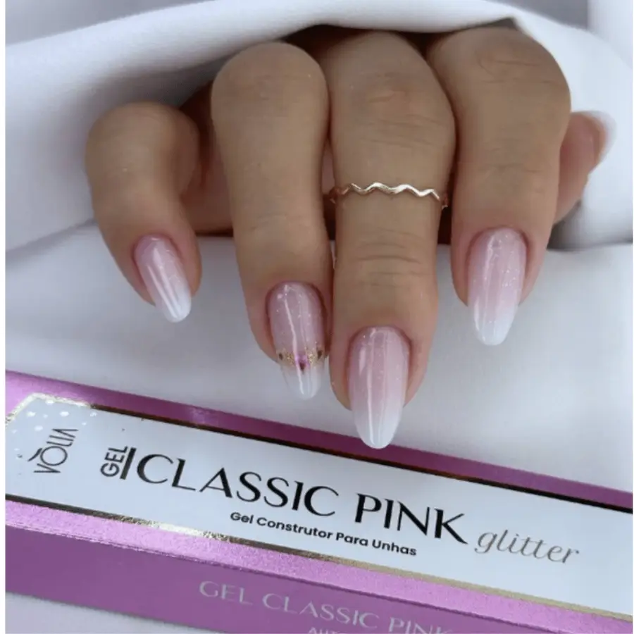 Sachê Gel CLASSIC GLITTER PINK 14g VOLIA