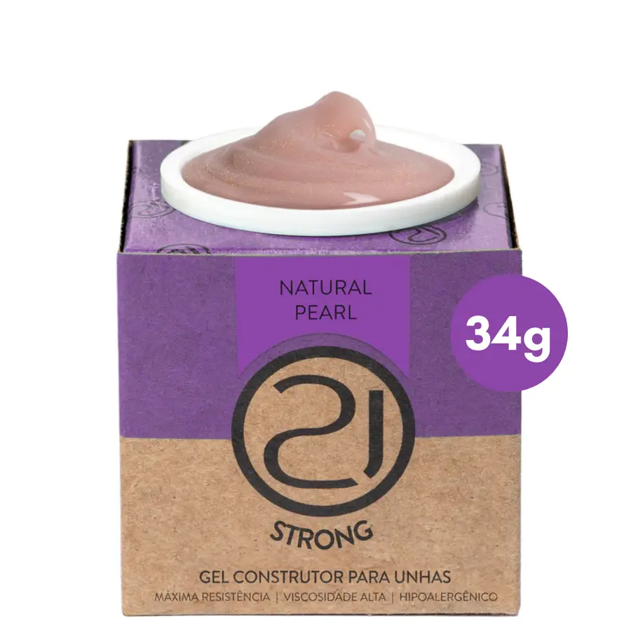 Gel Ecoline STRONG Natural Pearl 34g NAILS 21