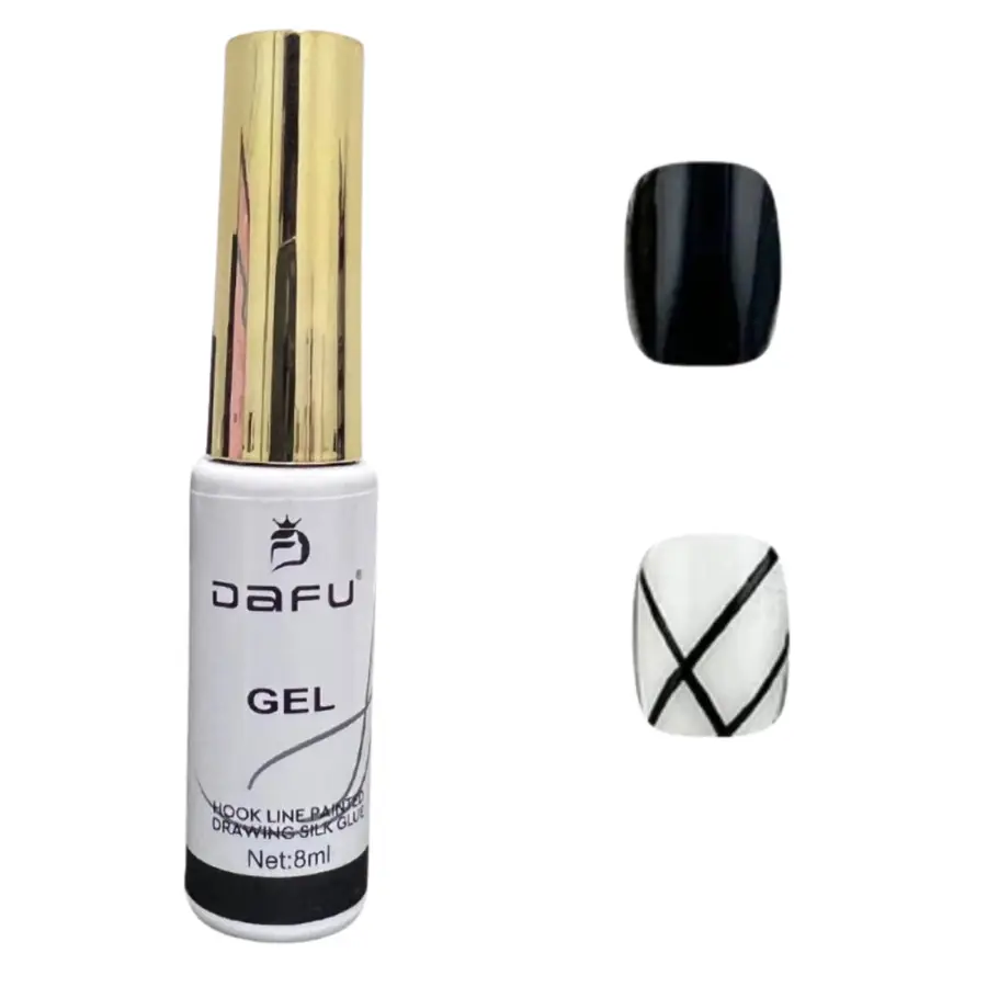 Esmalte Liner Gel PRETO DAFU 8ml