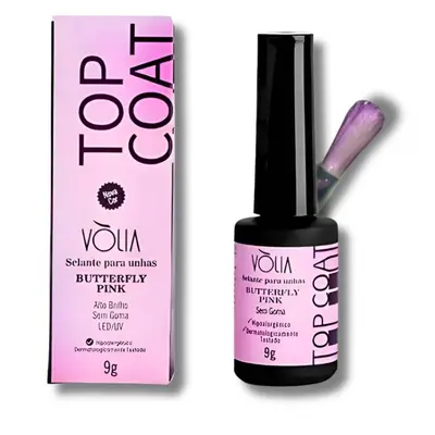 Top Coat BUTTERFLY PINK VOLIA 9g